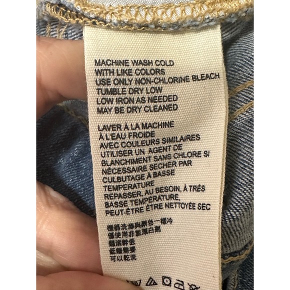 We The Free blue distressed high waist jeans size 29 - Picture 5 of 7